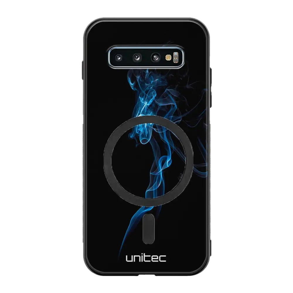 Samsung Galaxy S10 suojakuoret - Blue Smoke On Black