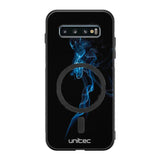 Samsung Galaxy S10 suojakuoret - Blue Smoke On Black