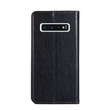 Samsung Galaxy S10 Unitec Lompakko Suojakotelo Musta