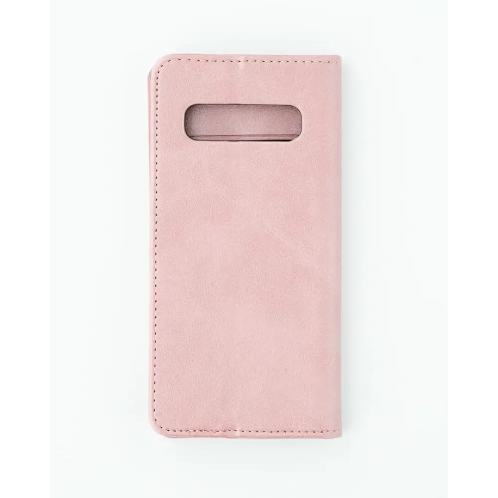 Samsung Galaxy S10 Unitec Lompakko Suojakotelo Ruusukulta