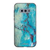 Samsung Galaxy S10e marmori suojakuoret - Turquoise Marble - Ei