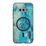 Samsung Galaxy S10e marmori suojakuoret - Turquoise Marble