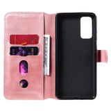 Samsung Galaxy S20 FE Lompakko Suojakuori Ruusukulta