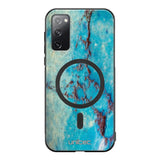 Samsung Galaxy S20 FE marmori suojakuoret - Turquoise Marble