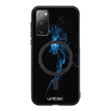 Samsung Galaxy S20 FE suojakuoret - Blue Smoke On Black