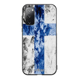 Samsung Galaxy S20 FE suojakuoret - Painted Finnish Flag - Ei