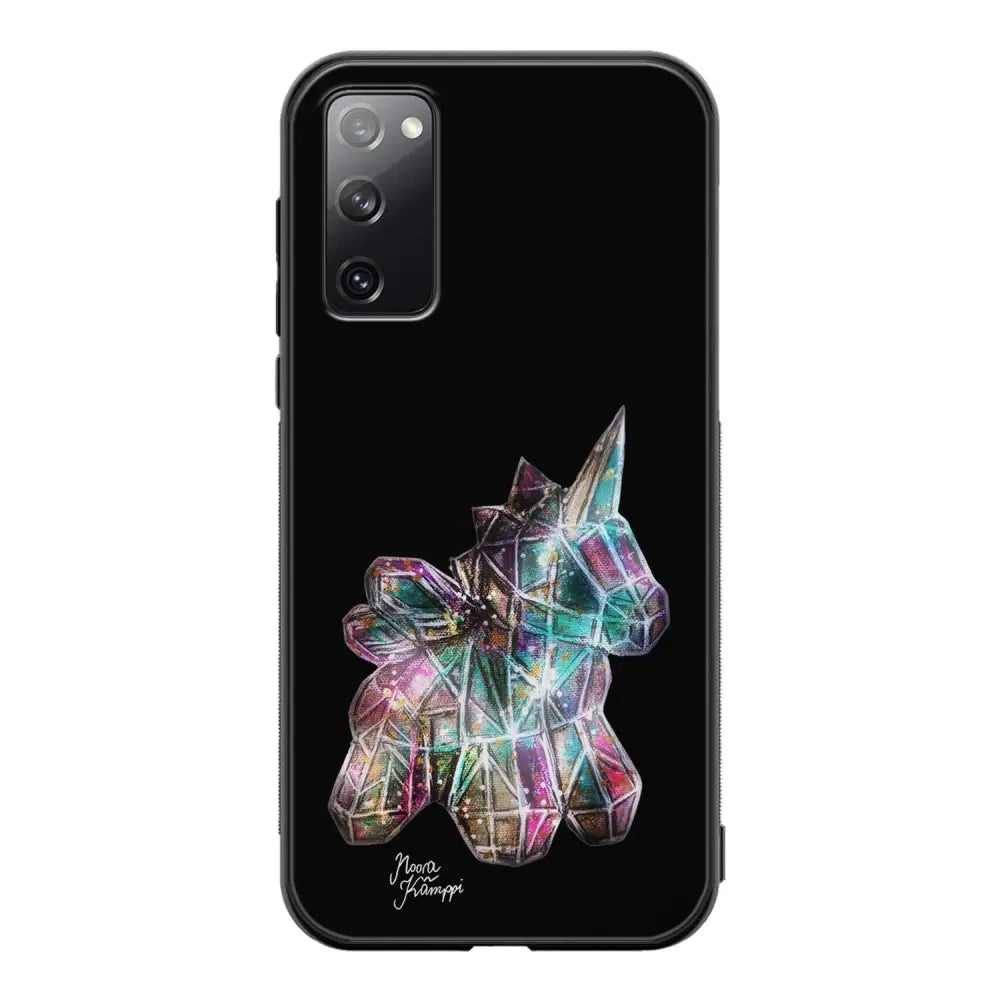 Samsung Galaxy S20 FE unicorn suojakuoret - Musta - Noora Kämppi - Ei