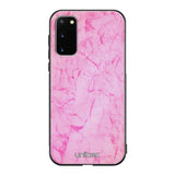 Samsung Galaxy S20 marmori suojakuoret - Light Pink Marble - Ei