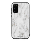 Samsung Galaxy S20 marmori suojakuoret - White Marble - Ei