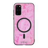 Samsung Galaxy S20 Plus marmori suojakuoret - Light Pink Marble