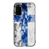 Samsung Galaxy S20 suojakuoret - Painted Finnish Flag - Ei