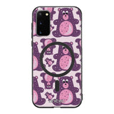 Samsung Galaxy S20 suojakuoret - Purple Teddy Bear