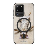 Samsung Galaxy S20 Ultra kissa suojakuoret - Relaxing Cat