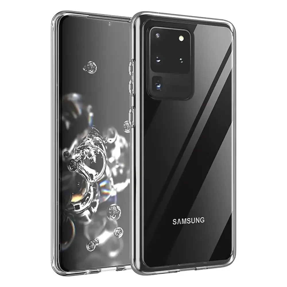 Samsung Galaxy S20 Ultra Silikonikuori - Läpinäkyvä