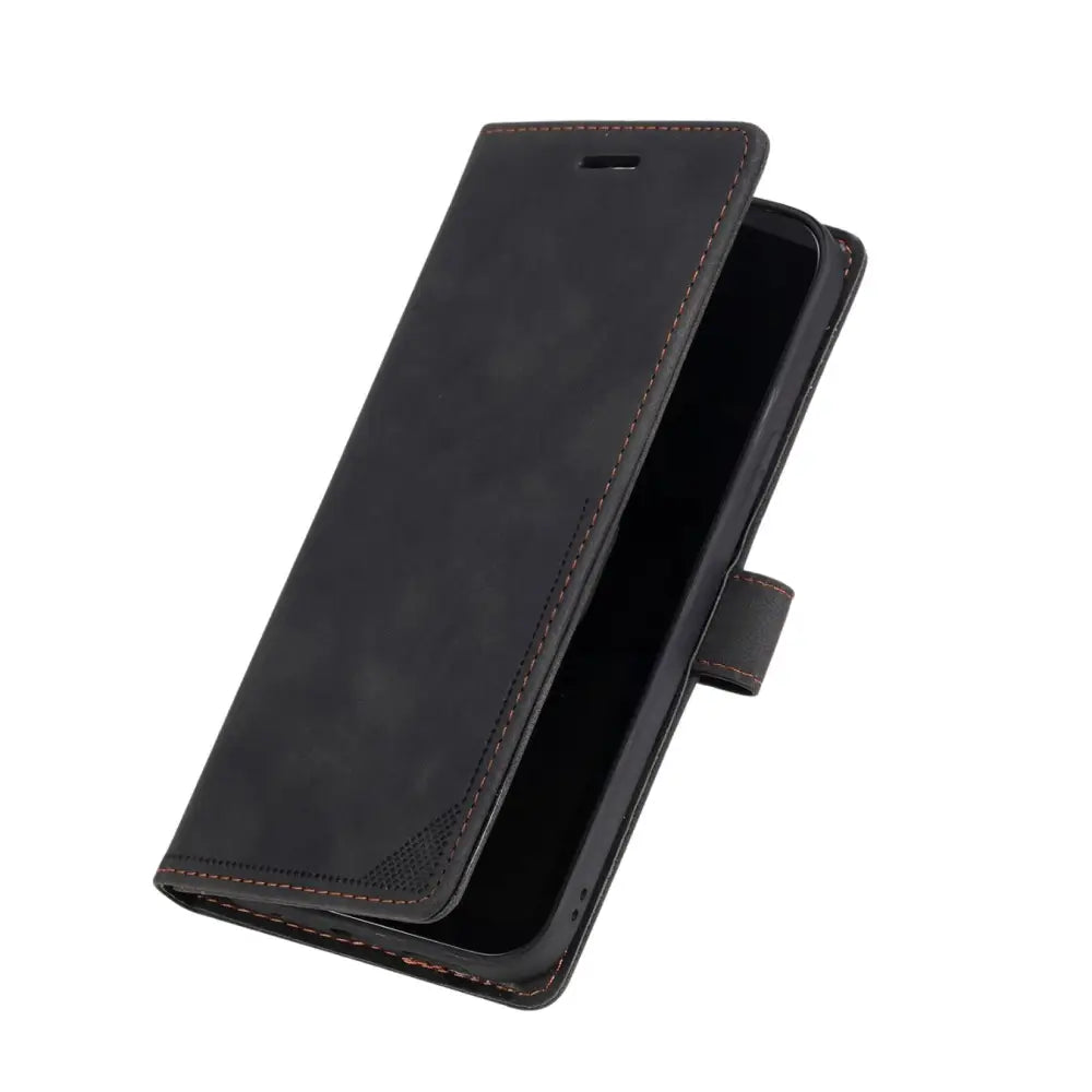 Samsung Galaxy S21 5G Lompakko Suojakotelo Musta