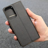 Samsung Galaxy S21 FE 5G Lompakko Suojakotelo Musta