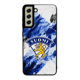 Samsung Galaxy S21 FE jääkiekko suojakuoret - Leijonat - Ei