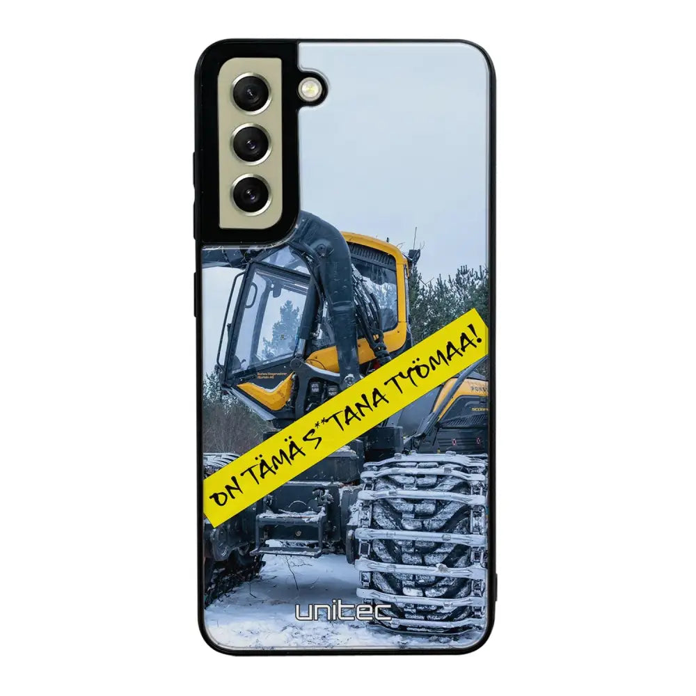 Samsung Galaxy S21 FE meemi suojakuoret - Työmaa - Ei