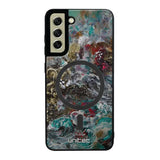 Samsung Galaxy S21 FE modern art suojakuoret - Heart Knows - Noora Kämppi