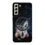 Samsung Galaxy S21 FE unicorn suojakuoret - Sininen - Noora Kämppi