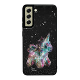 Samsung Galaxy S21 FE unicorn suojakuoret - Valkoinen - Noora Kämppi - Ei