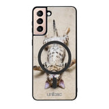 Samsung Galaxy S21 kissa suojakuoret - Relaxing Cat