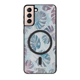 Samsung Galaxy S21 kukka suojakuoret - Monstera Texture