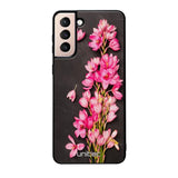Samsung Galaxy S21 kukka suojakuoret - Pink Flowers - Ei