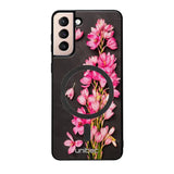 Samsung Galaxy S21 kukka suojakuoret - Pink Flowers