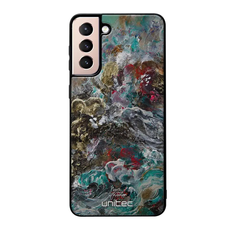 Samsung Galaxy S21 modern art suojakuoret - Heart Knows - Noora Kämppi - Ei