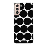 Samsung Galaxy S21 pallo suojakuoret - Musta Pallo - Ei