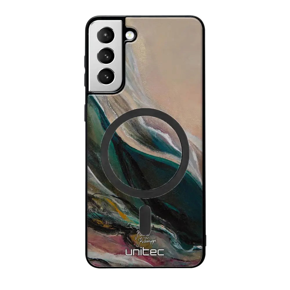 Samsung Galaxy S21 Plus modern art suojakuoret - Nudge - Noora Kämppi