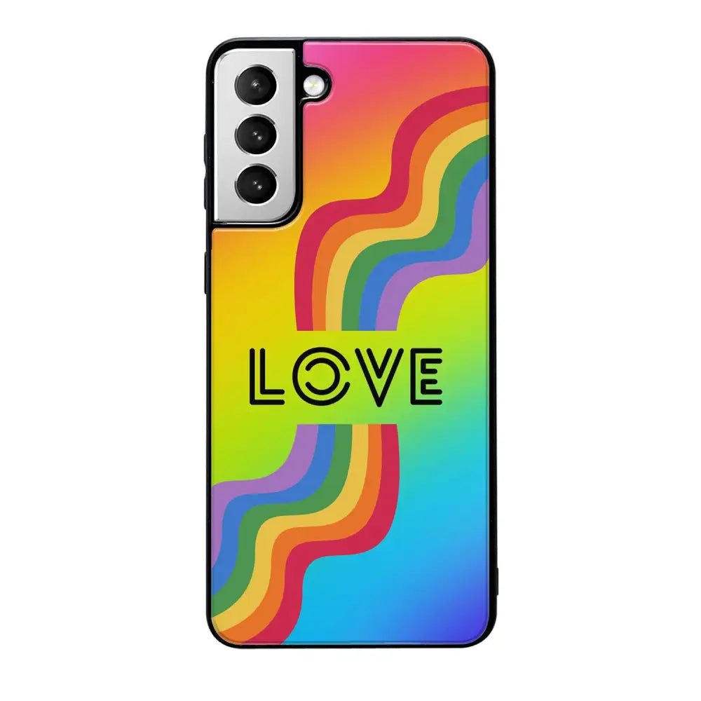 Samsung Galaxy S21 Plus pride suojakuoret - Love - Ei