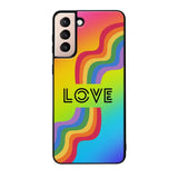 Samsung Galaxy S21 pride suojakuoret - Love - Ei