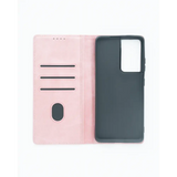 Samsung Galaxy S21 Ultra 5G Unitec Lompakko Suojakotelo Ruusukulta