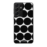 Samsung Galaxy S21 Ultra pallo suojakuoret - Musta Pallo - Ei