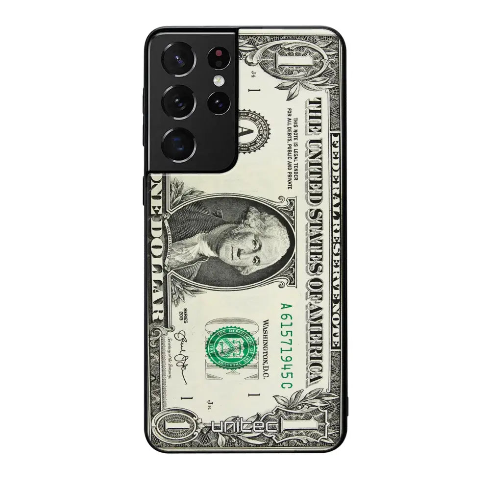 Samsung Galaxy S21 Ultra seteli suojakuoret - Dollar - Ei