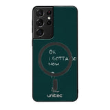 Samsung Galaxy S21 Ultra surrealistic sadness suojakuoret - Ok I Gotta Go - Noora Kämppi