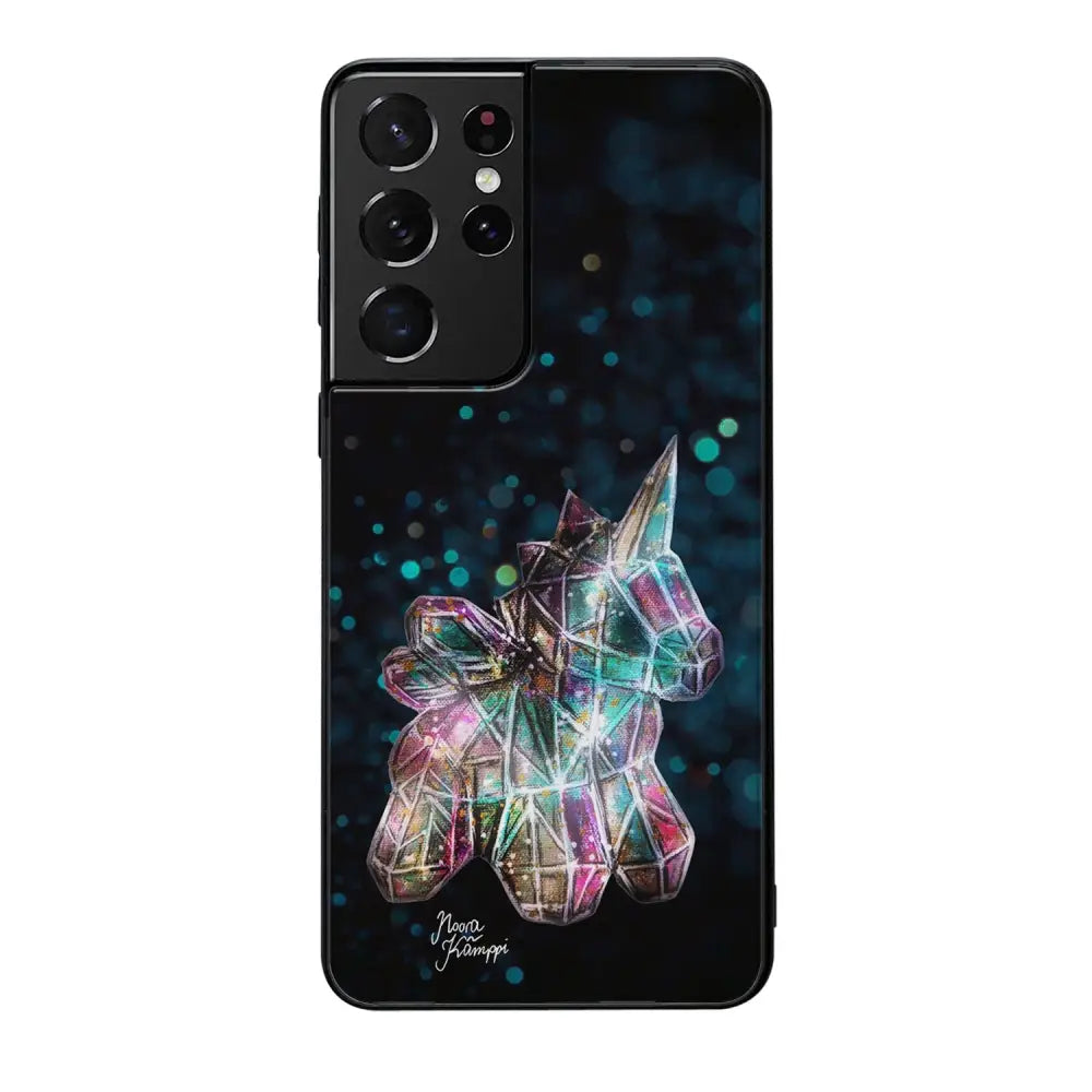 Samsung Galaxy S21 Ultra unicorn suojakuoret - Sininen - Noora Kämppi - Ei