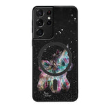 Samsung Galaxy S21 Ultra unicorn suojakuoret - Valkoinen - Noora Kämppi