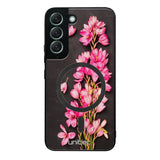 Samsung Galaxy S22 kukka suojakuoret - Pink Flowers