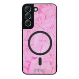 Samsung Galaxy S22 marmori suojakuoret - Light Pink Marble