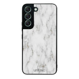 Samsung Galaxy S22 marmori suojakuoret - White Marble - Ei