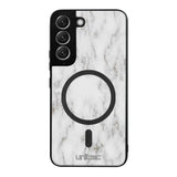 Samsung Galaxy S22 Plus marmori suojakuoret - White Marble