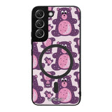 Samsung Galaxy S22 Plus suojakuoret - Purple Teddy Bear