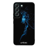 Samsung Galaxy S22 suojakuoret - Blue Smoke On Black - Ei