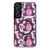 Samsung Galaxy S22 suojakuoret - Purple Teddy Bear