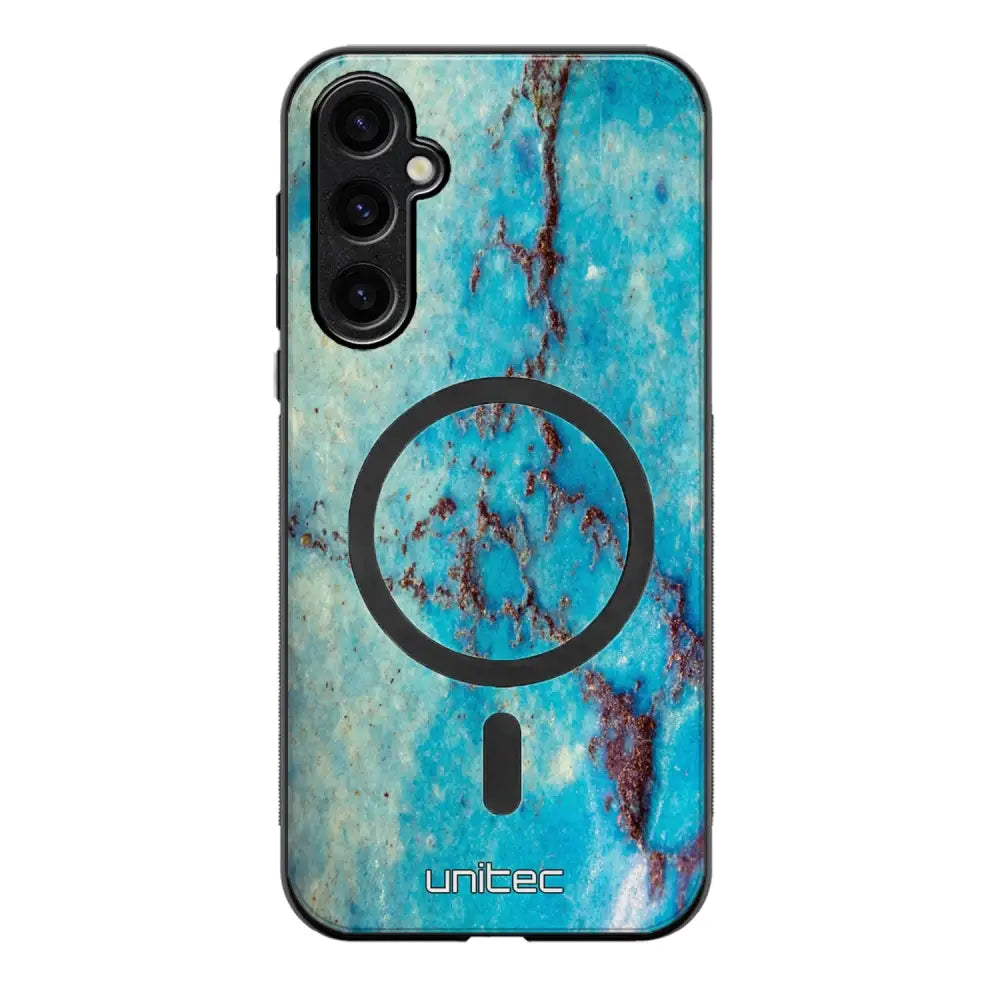 Samsung Galaxy S23 FE marmori suojakuoret - Turquoise Marble