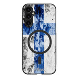 Samsung Galaxy S23 FE suojakuoret - Painted Finnish Flag