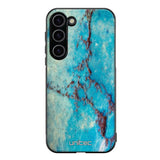Samsung Galaxy S23 marmori suojakuoret - Turquoise Marble - Ei